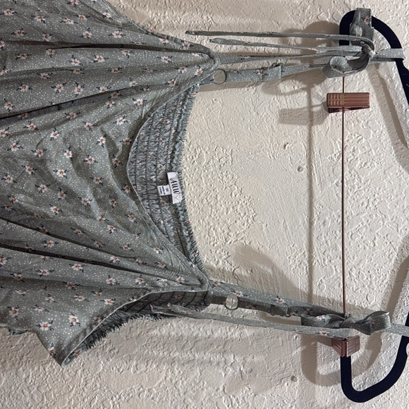 AWW Light Green Flower Summer Dress Size 3X - Picture 5 of 5